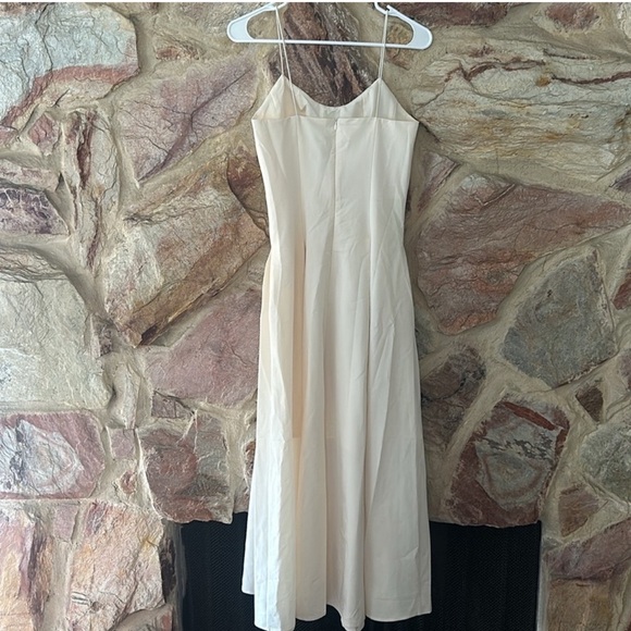 Commense Cream Maxi Slip Dress with Spaghetti Straps - Picture 5 of 5